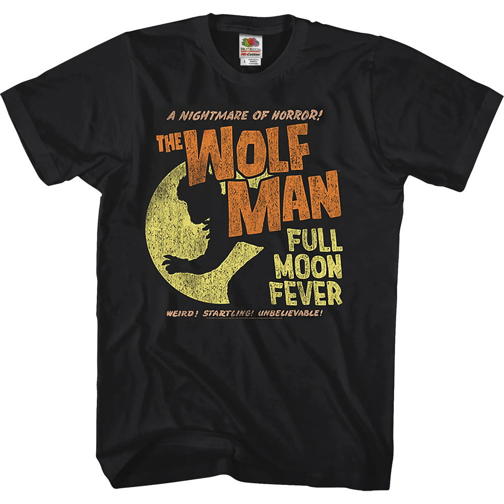 Full Moon Fever Wolf Man Tshirt